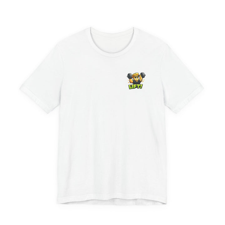 Lift! Cartoon Fitness Unisex Graphic T-Shirt