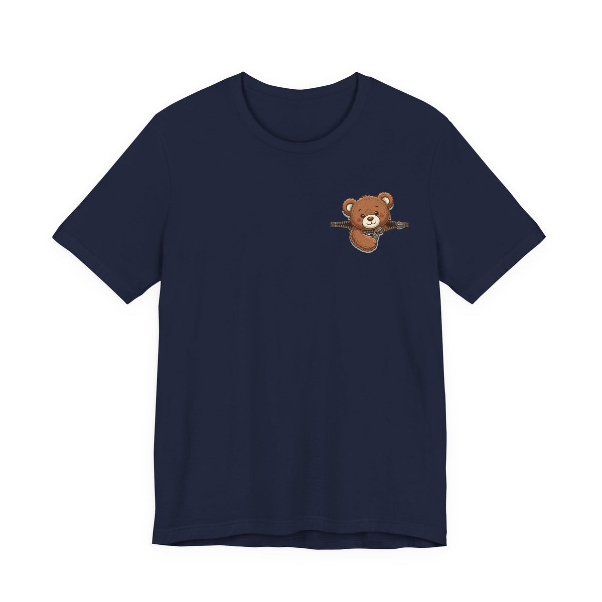 Peeking Brown Bear Unisex Graphic T-Shirt