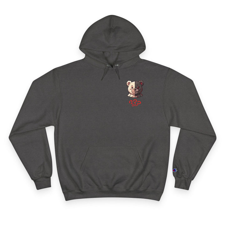 Two-Tone Bear and Om Unisex Graphic Hoodie
