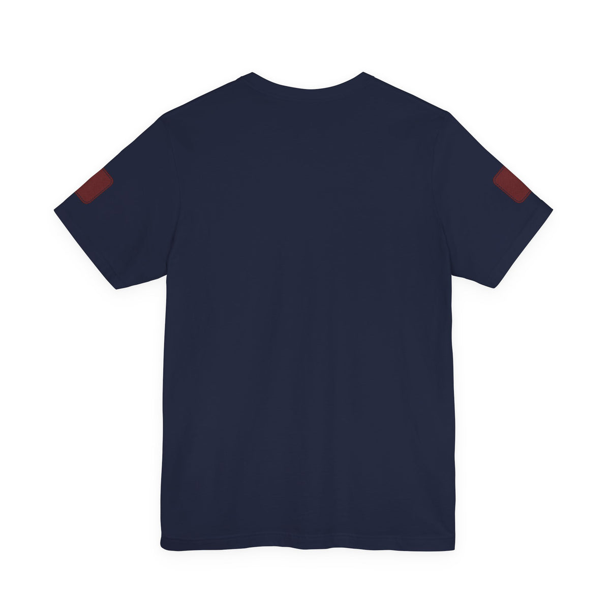 Burgundy Pocket Print Unisex Graphic T-Shirt
