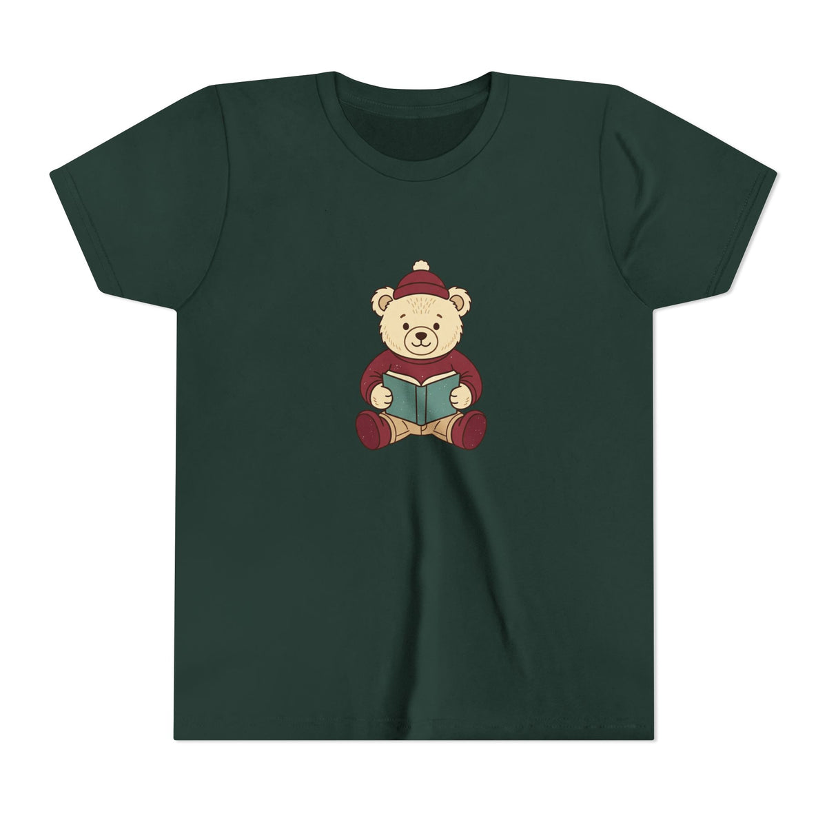 Reading Teddy Bear Kids' Graphic T-Shirt