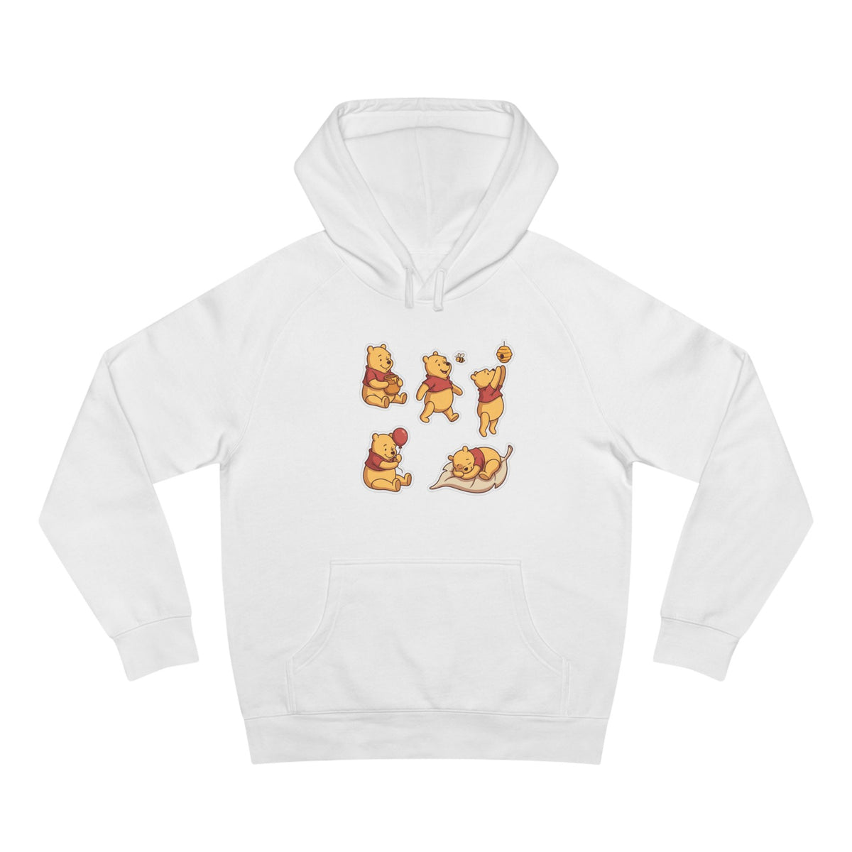 Playful Honey Bear Unisex Graphic Hoodie