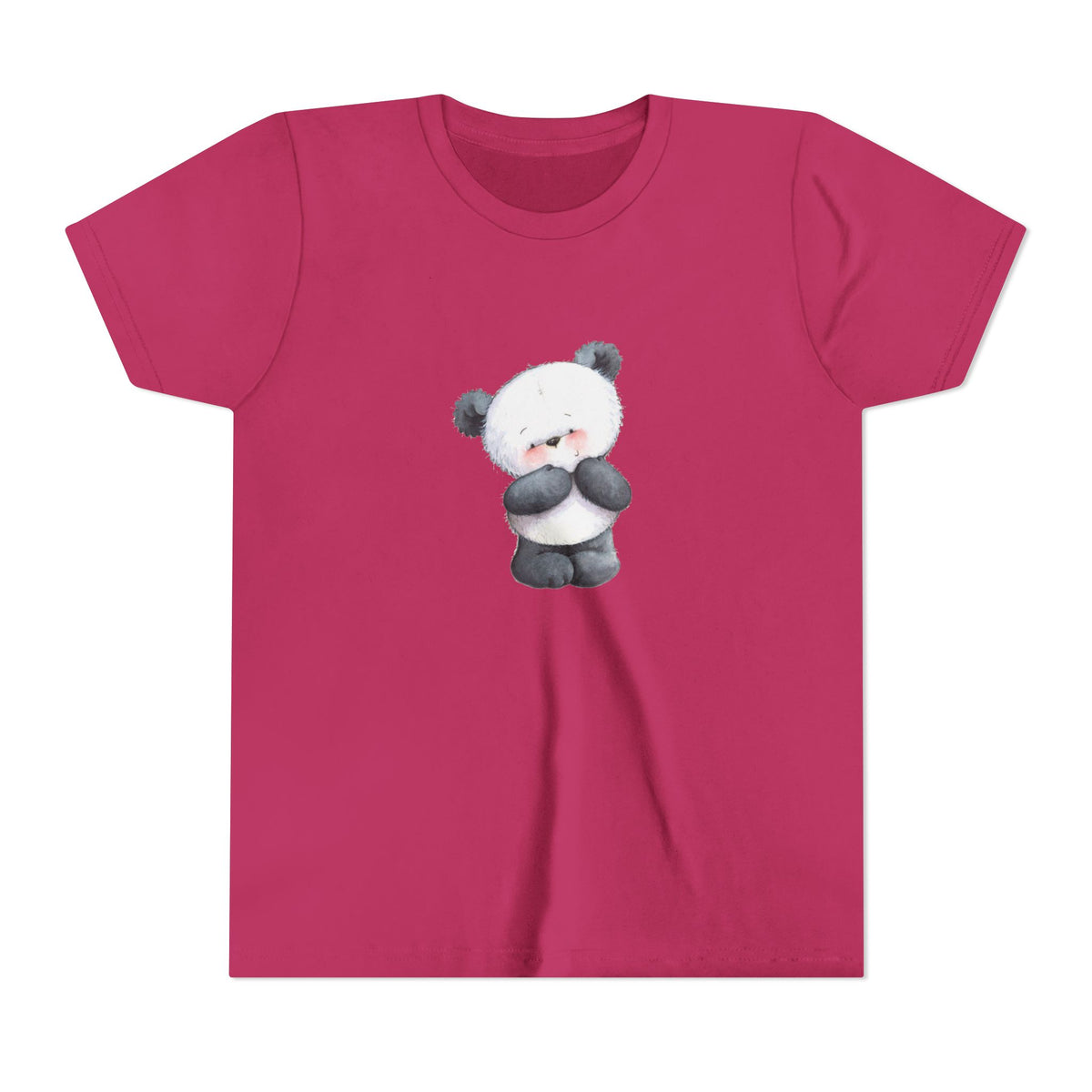 Shy Panda Kids' Graphic T-Shirt