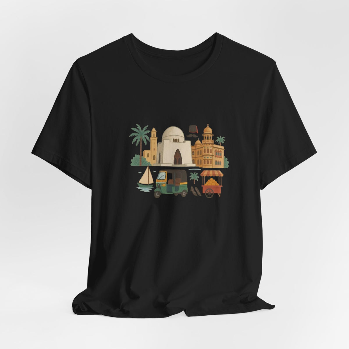 Pakistan Landmarks Unisex Graphic T-Shirt