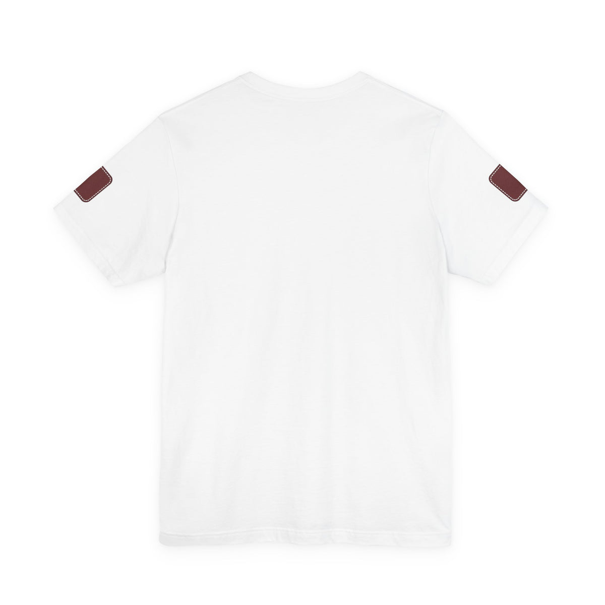 Burgundy Pocket Print Unisex Graphic T-Shirt