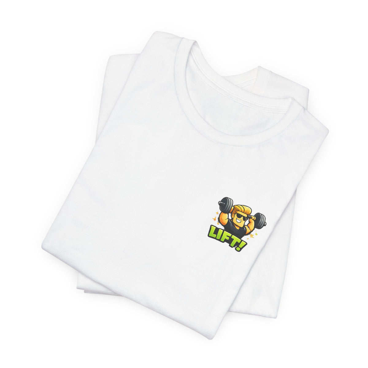 Lift! Cartoon Fitness Unisex Graphic T-Shirt