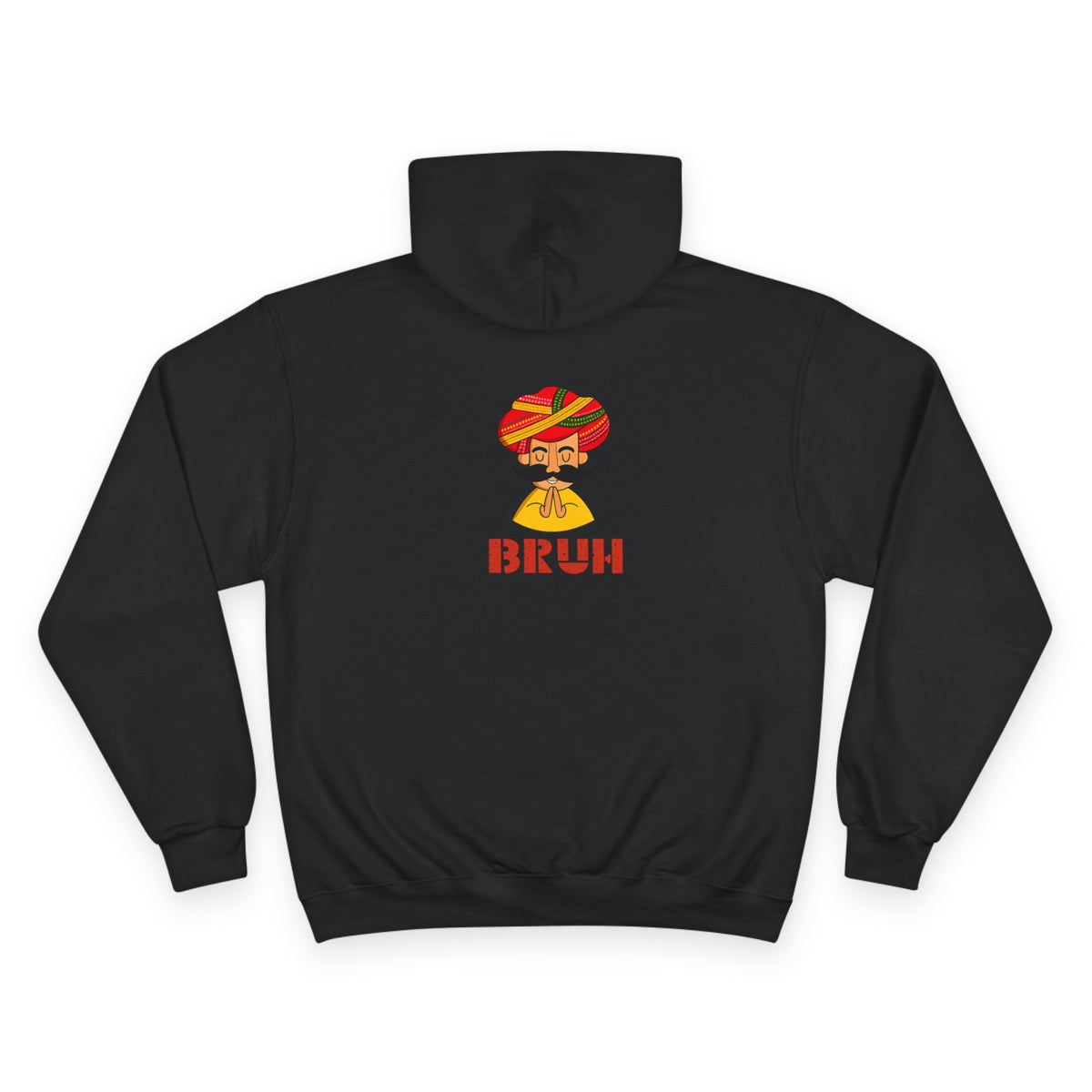 Bruh Cartoon Back Print Unisex Graphic Hoodie
