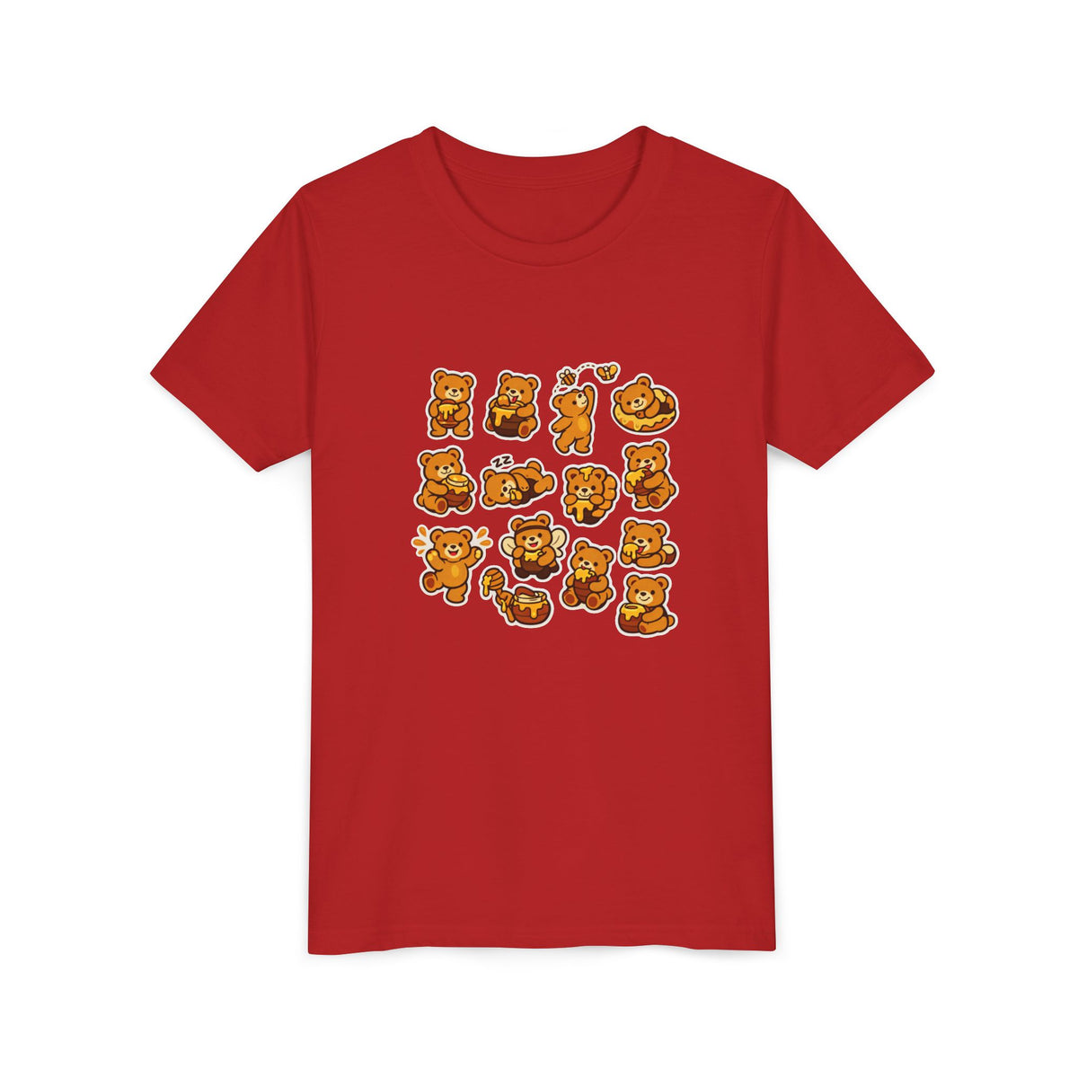 Honey Bear Collage Kids' Graphic T-Shirt