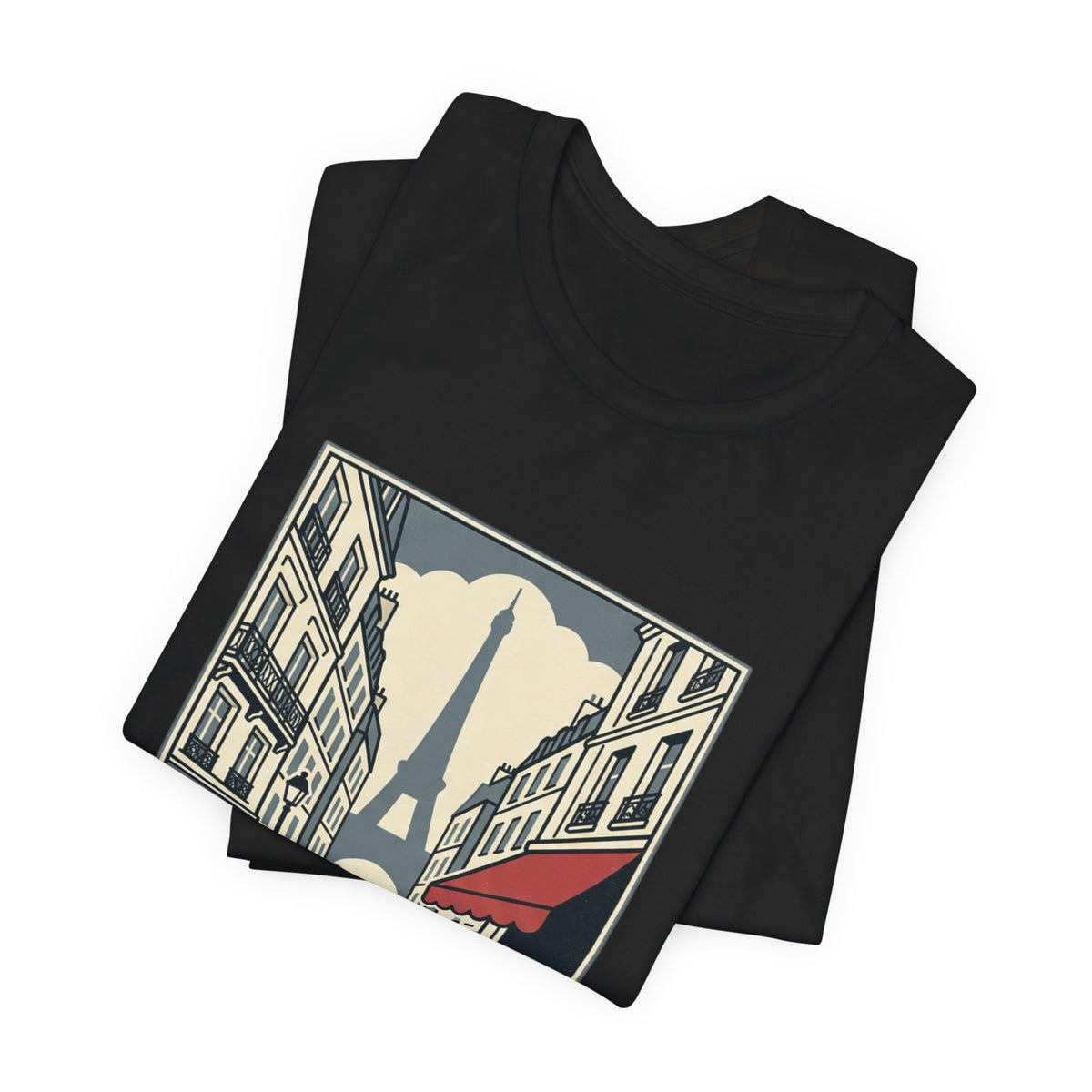 Paris Cafe Street Unisex Graphic T-Shirt