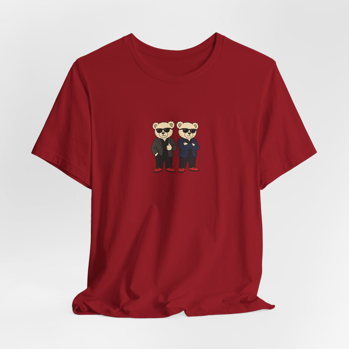 Sunglasses Bear Duo Unisex Graphic T-Shirt