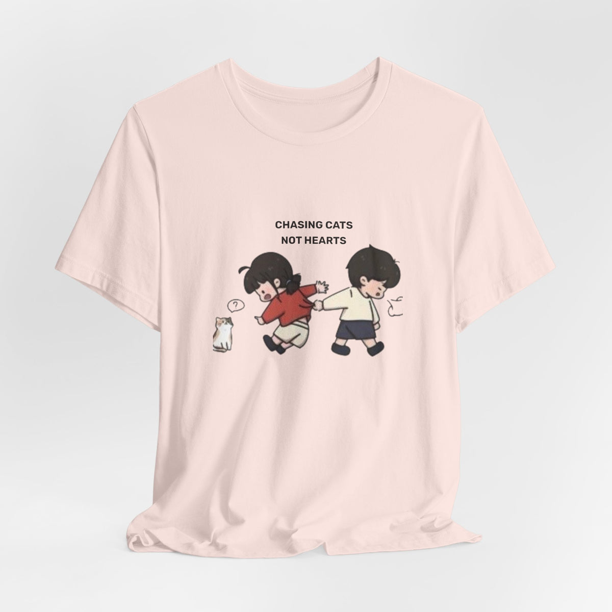 Chasing Cats Not Hearts Unisex Graphic T-Shirt