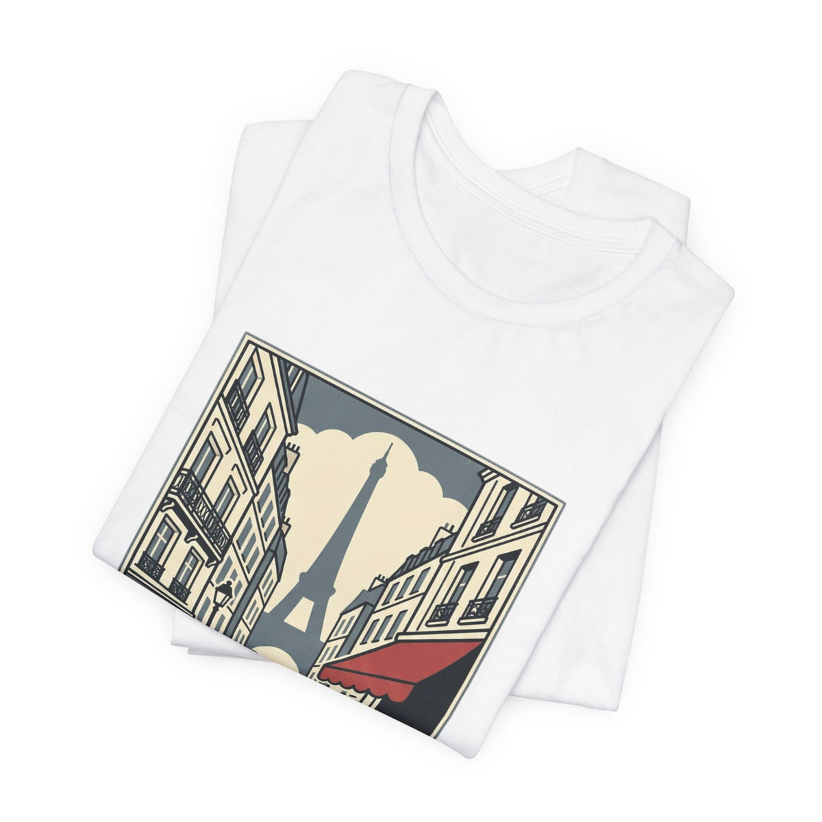 Paris Cafe Street Unisex Graphic T-Shirt