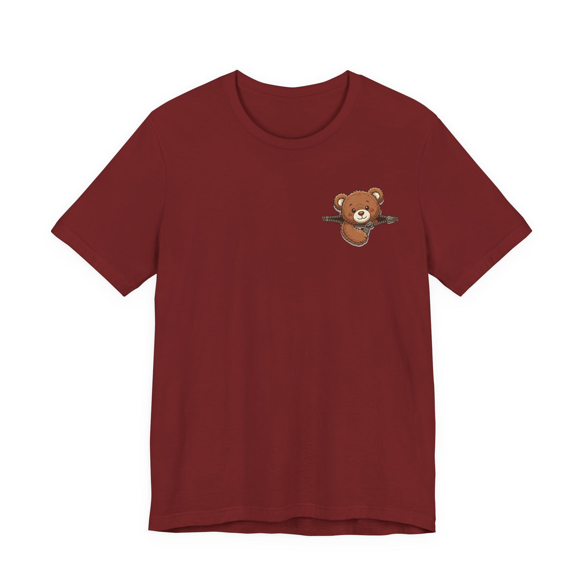 Peeking Brown Bear Unisex Graphic T-Shirt