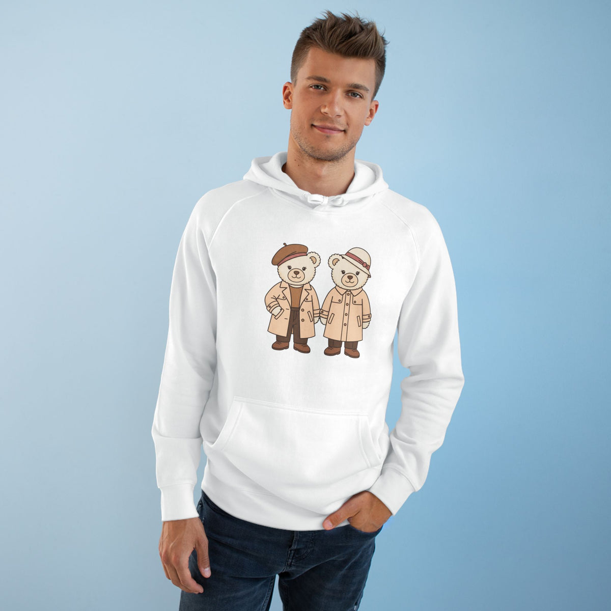 Explorer Teddy Bears Unisex Graphic Hoodie