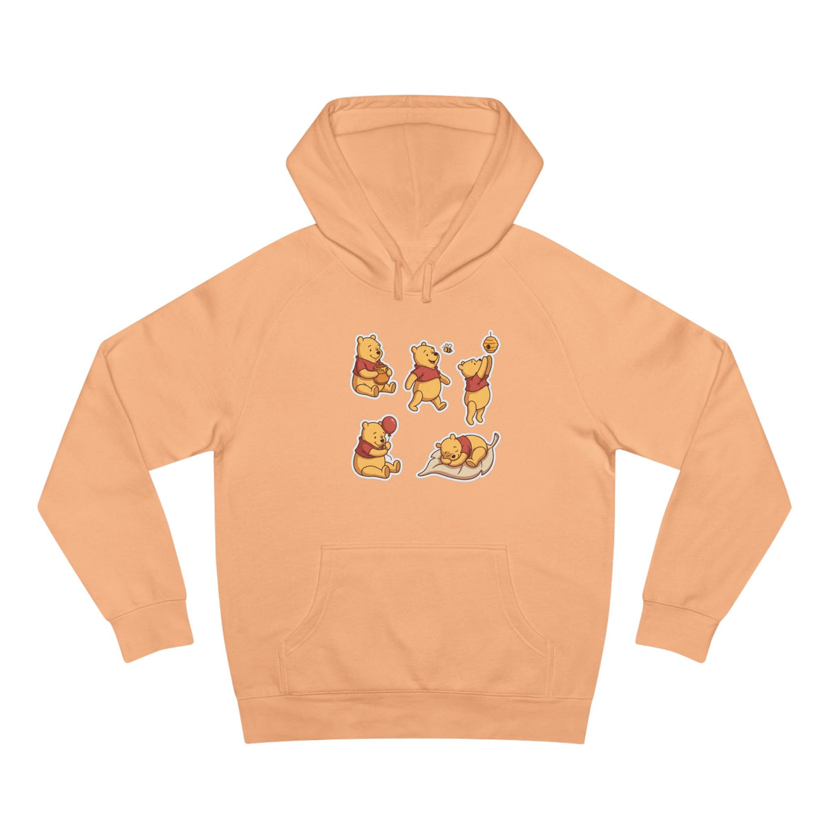 Playful Honey Bear Unisex Graphic Hoodie