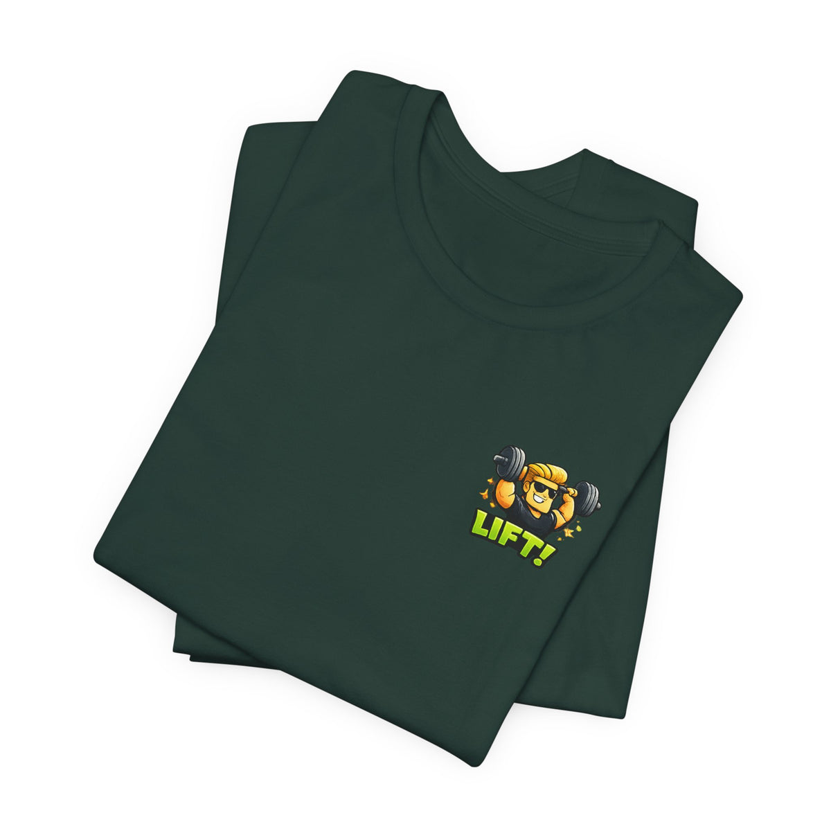 Lift! Cartoon Fitness Unisex Graphic T-Shirt