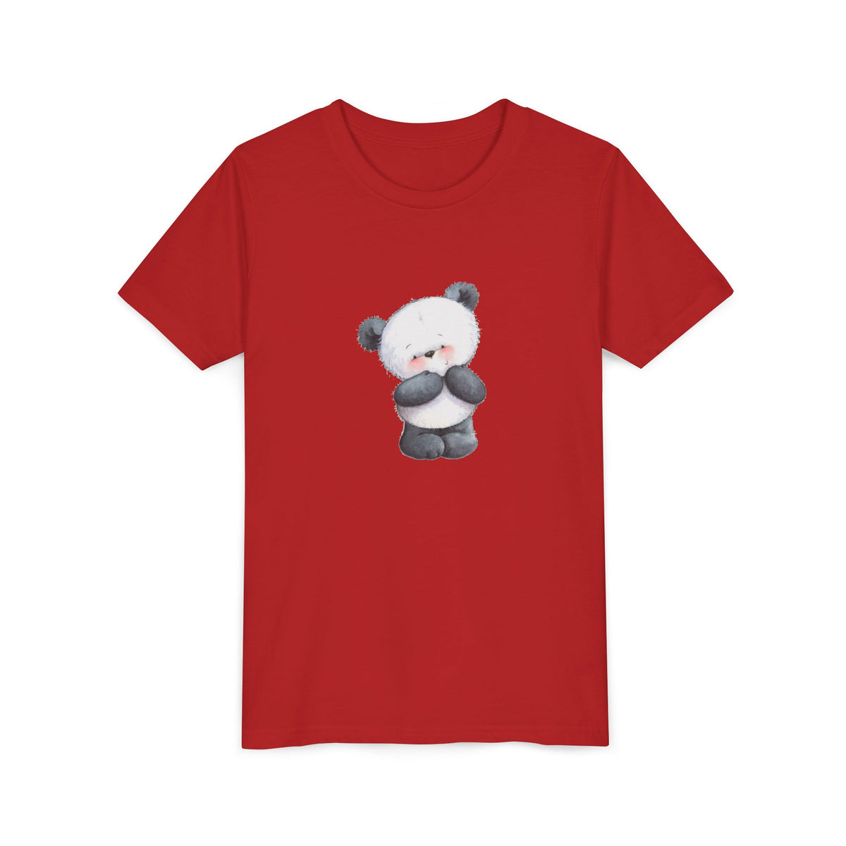 Shy Panda Kids' Graphic T-Shirt