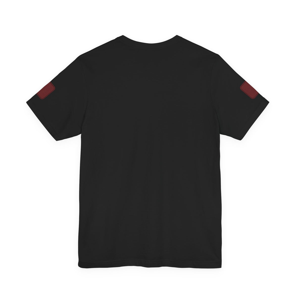 Burgundy Pocket Print Unisex Graphic T-Shirt