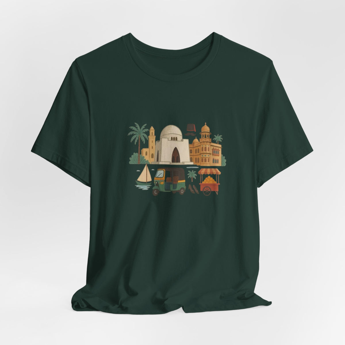 Pakistan Landmarks Unisex Graphic T-Shirt