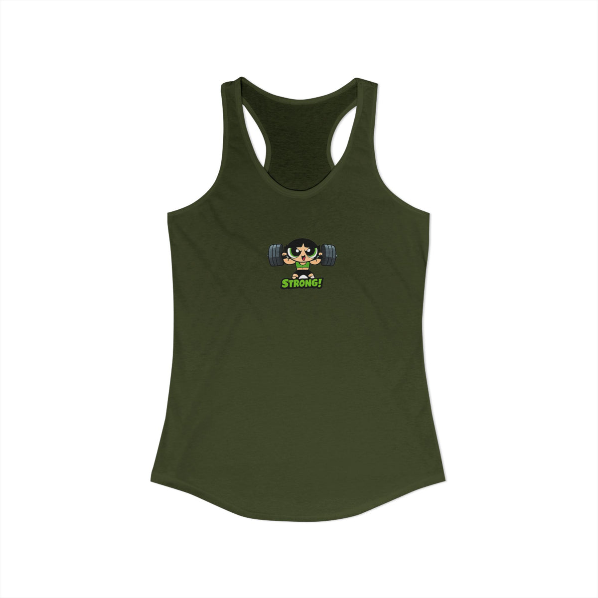 Strong Mode Women's Graphic Racerback Tank