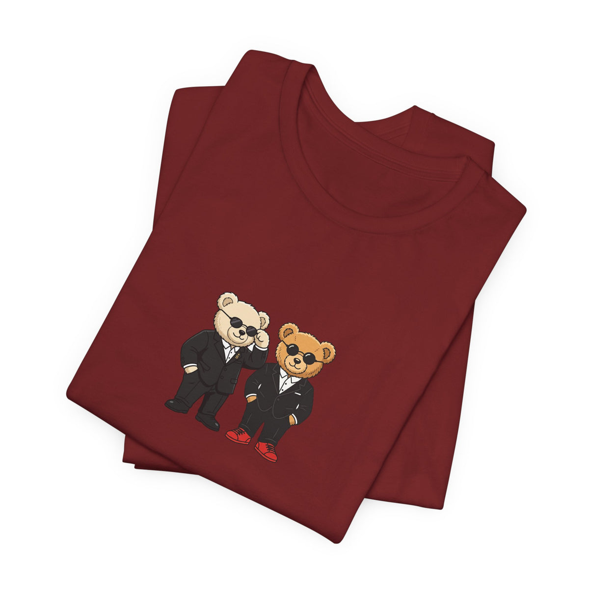 Smart Suit Bear Duo Unisex Graphic T-Shirt