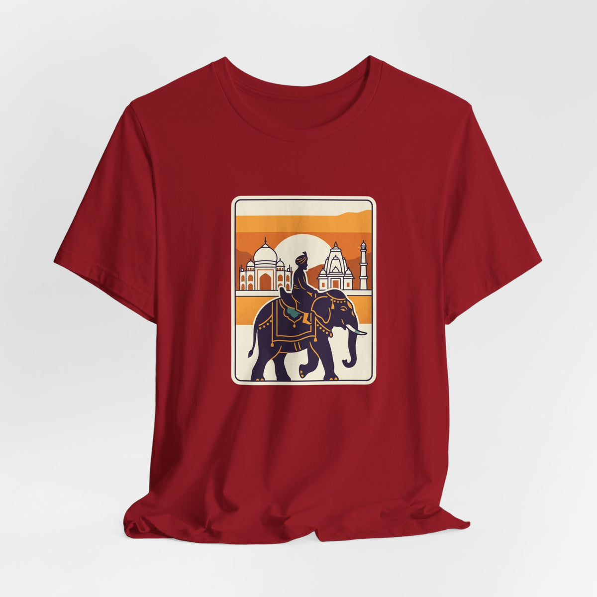 Indian Elephant Travel Unisex Graphic T-Shirt