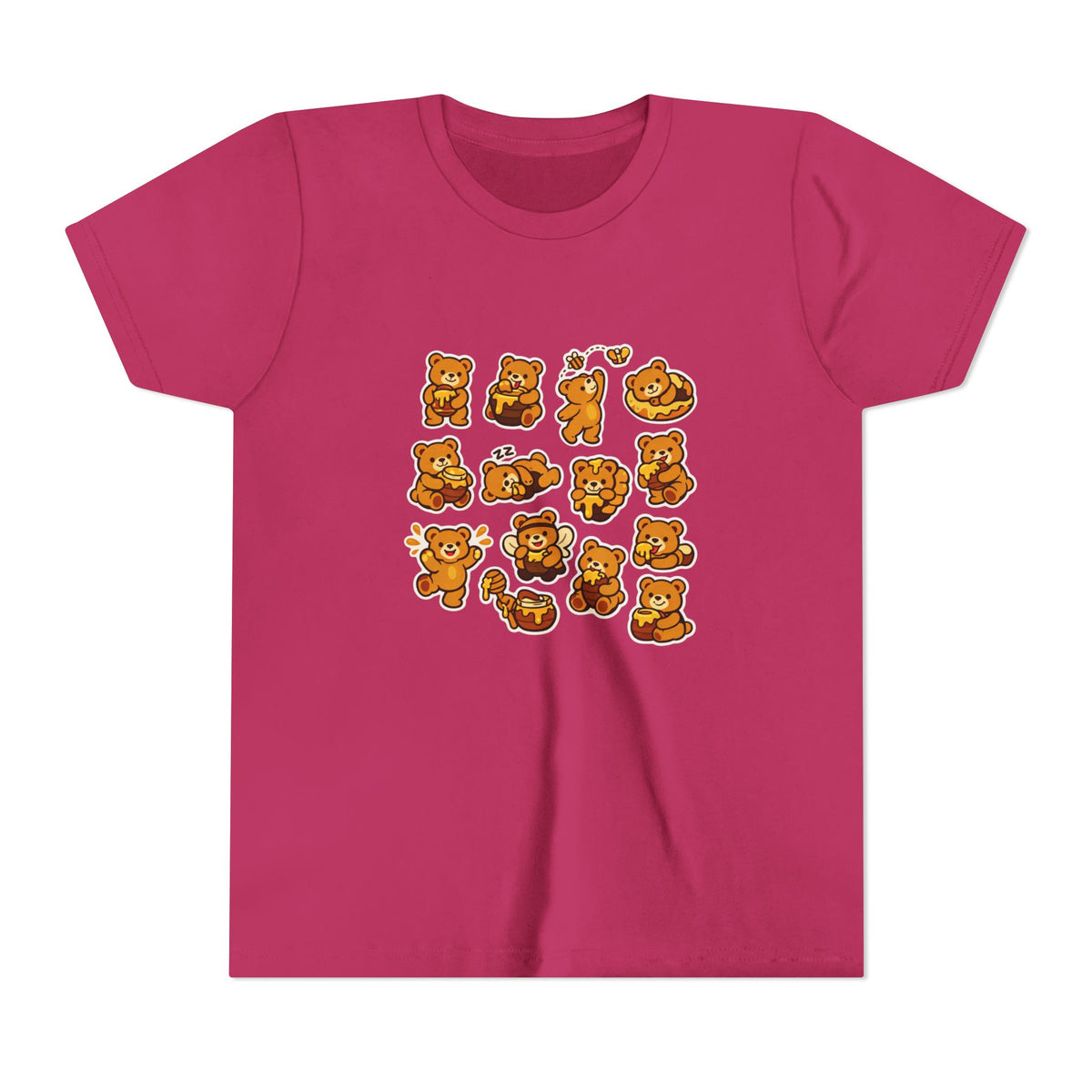 Honey Bear Collage Kids' Graphic T-Shirt