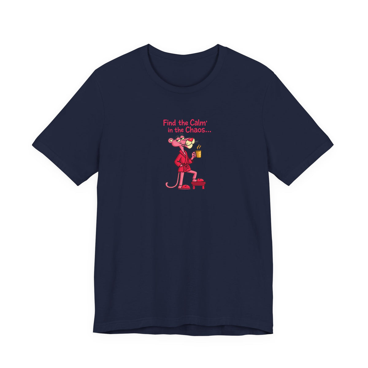Calm in the Chaos Cat Unisex Graphic T-Shirt