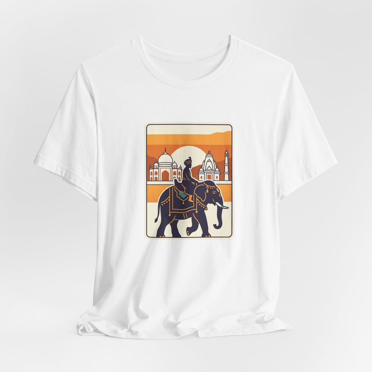 Indian Elephant Travel Unisex Graphic T-Shirt