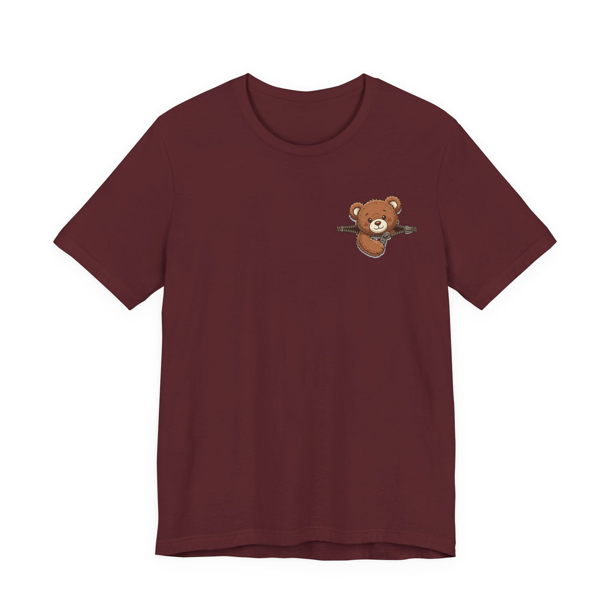 Peeking Brown Bear Unisex Graphic T-Shirt