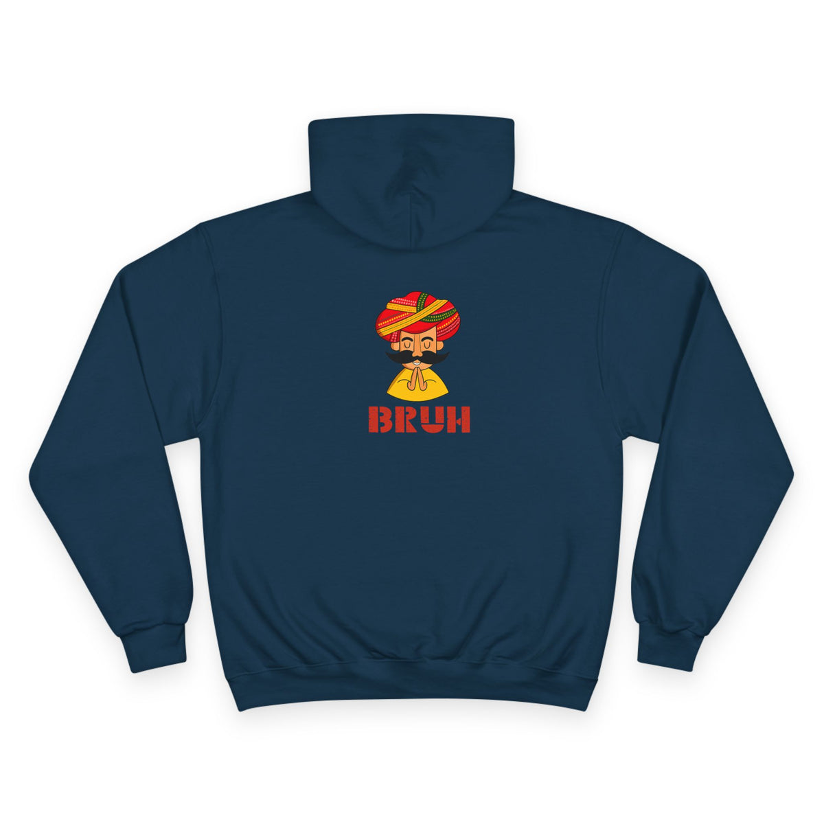 Bruh Cartoon Back Print Unisex Graphic Hoodie