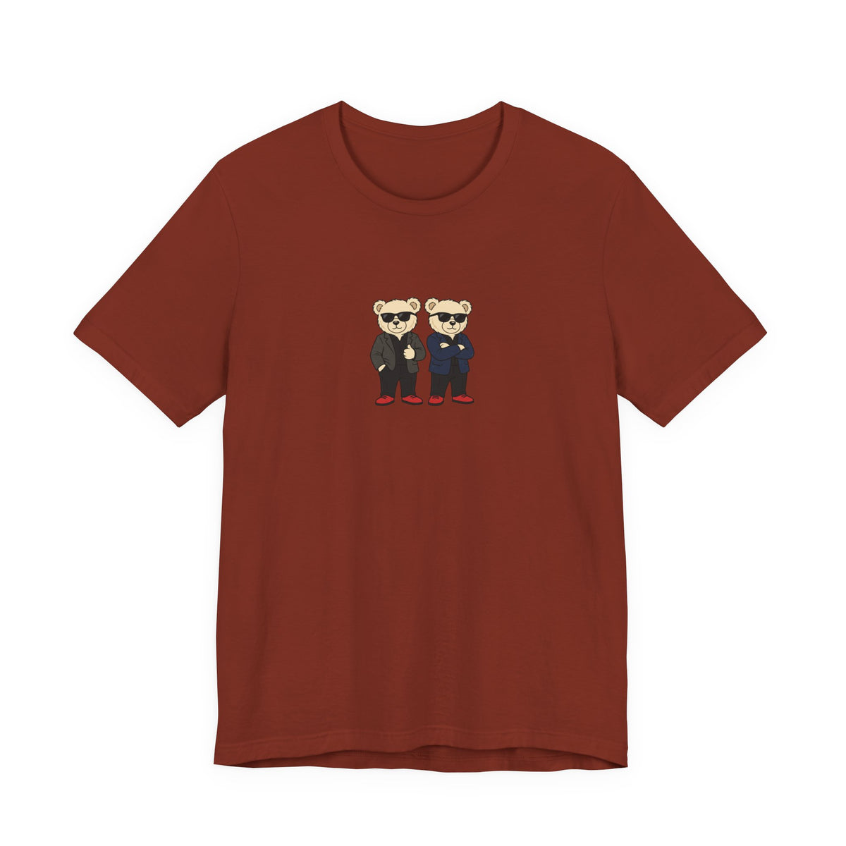 Sunglasses Bear Duo Unisex Graphic T-Shirt
