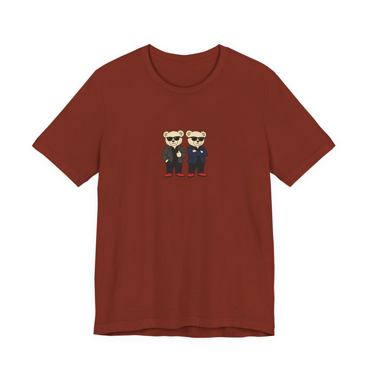 Sunglasses Bear Duo Unisex Graphic T-Shirt