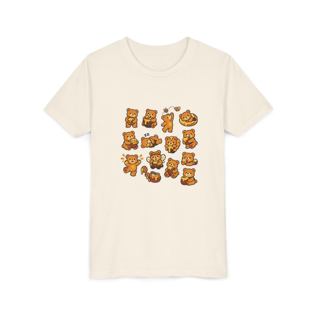 Honey Bear Collage Kids' Graphic T-Shirt