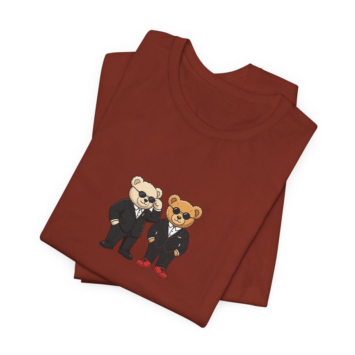 Smart Suit Bear Duo Unisex Graphic T-Shirt