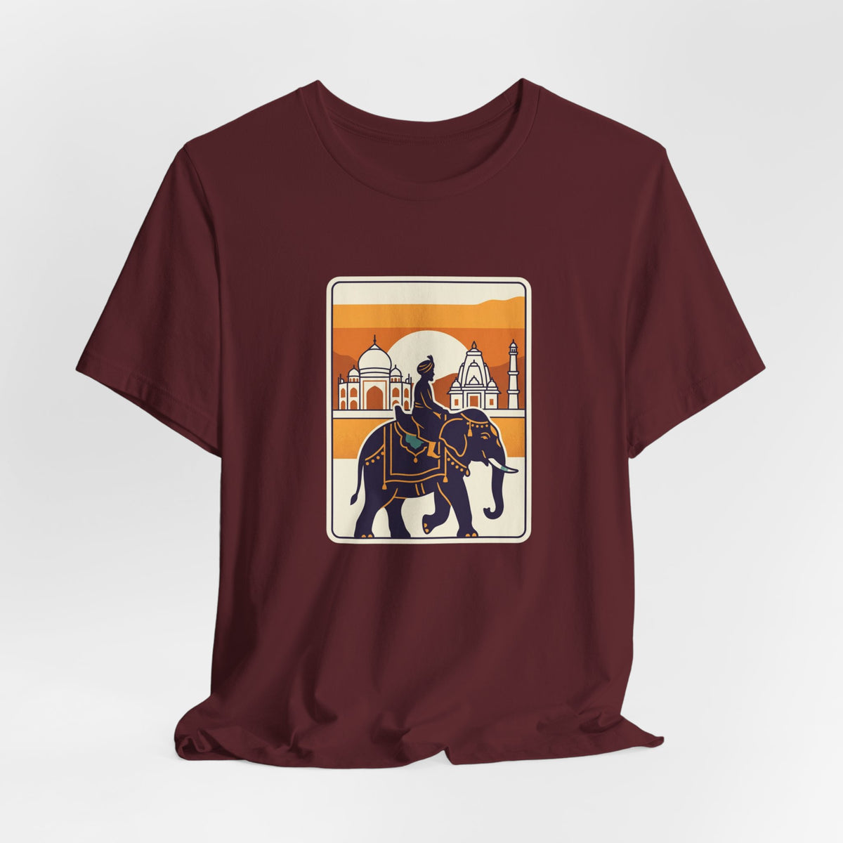 Indian Elephant Travel Unisex Graphic T-Shirt