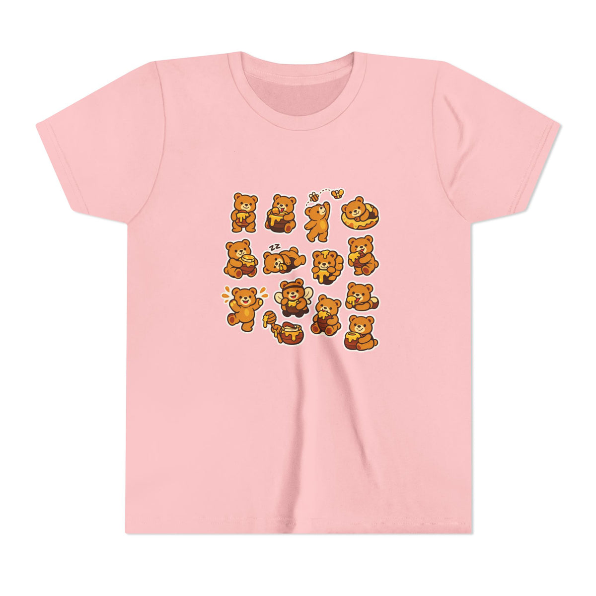 Honey Bear Collage Kids' Graphic T-Shirt