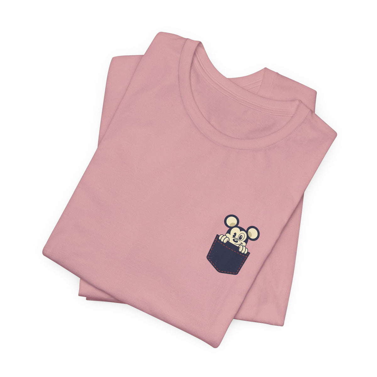 Pocket Bear Print Unisex Graphic T-Shirt