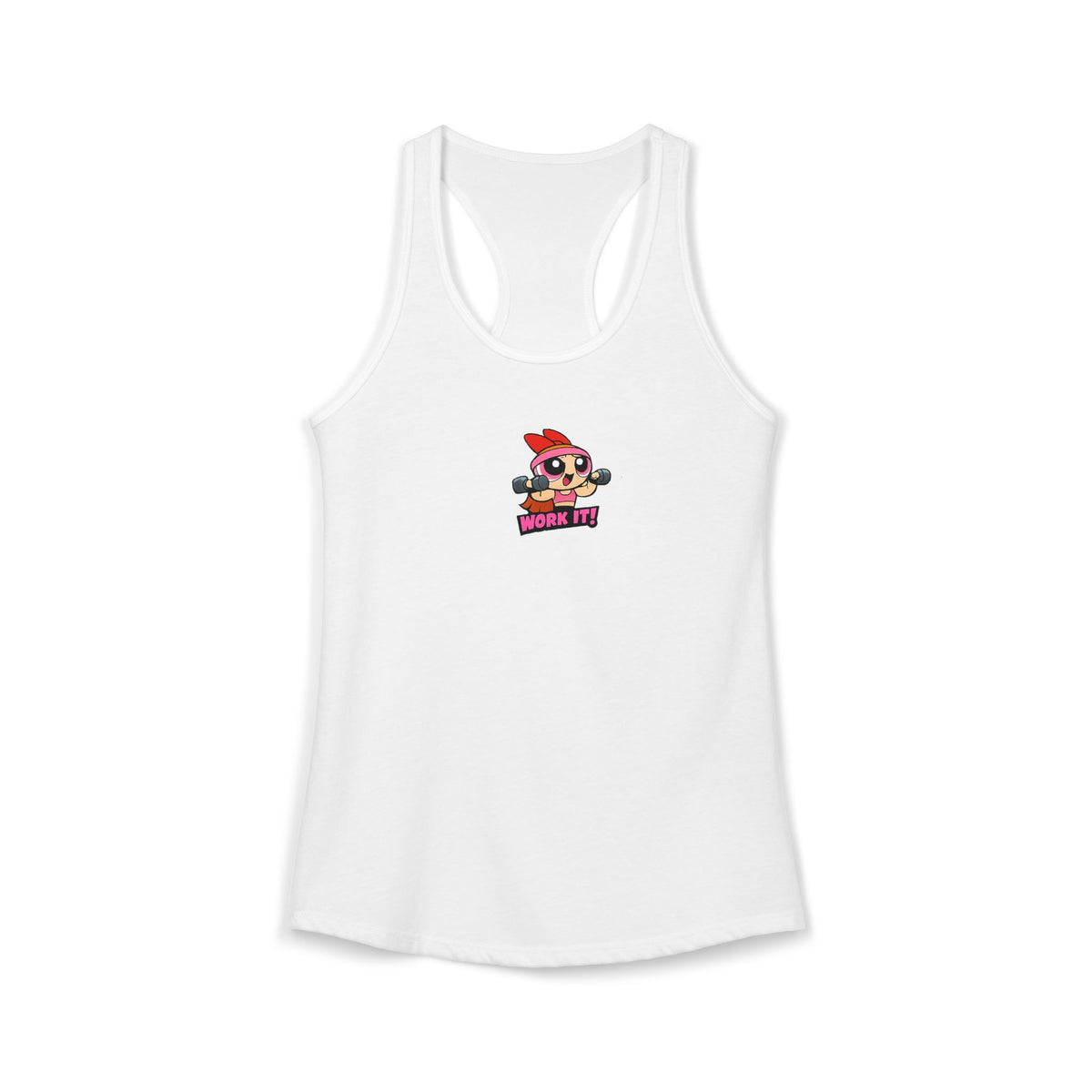 Work It! Women's Graphic Racerback Tank
