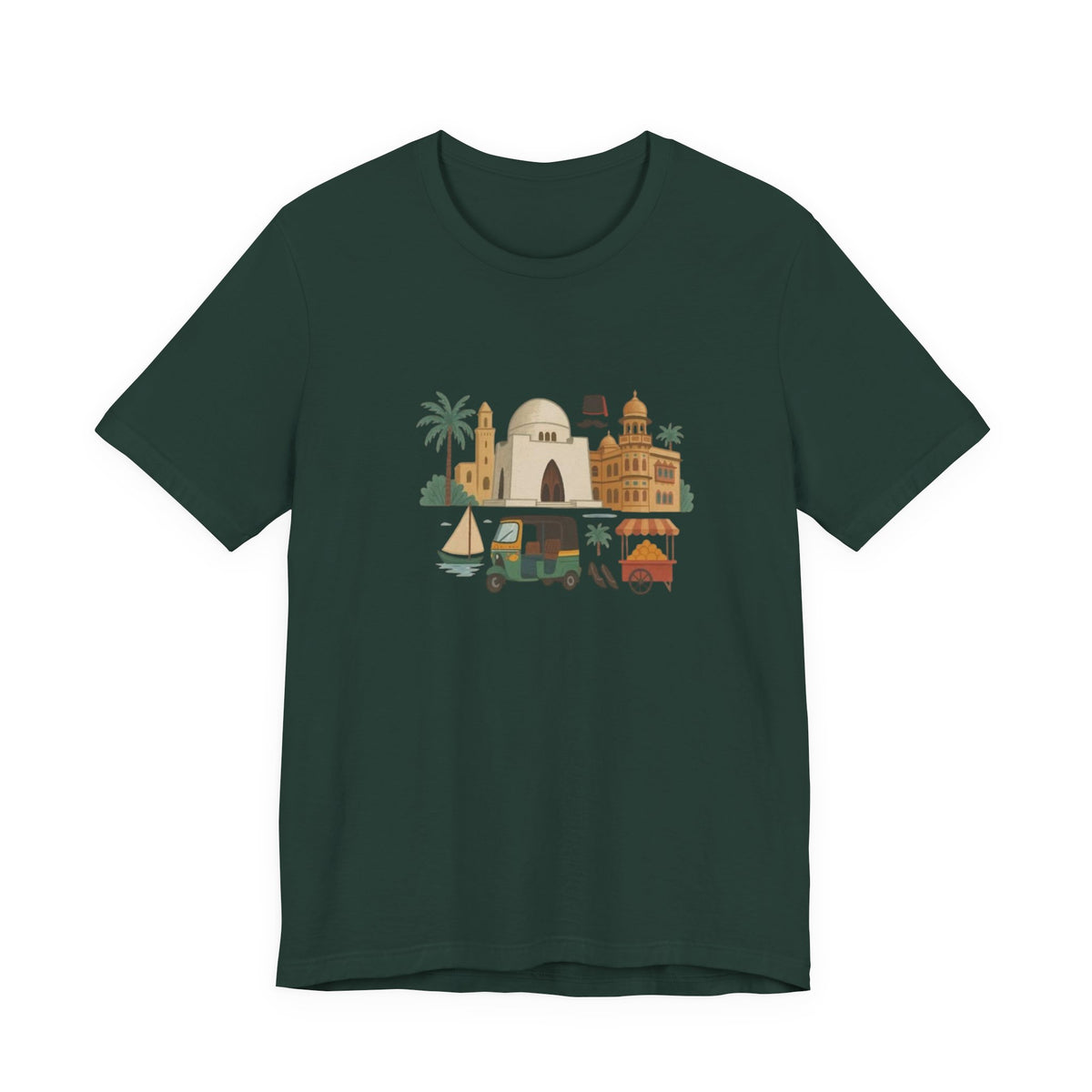 Pakistan Landmarks Unisex Graphic T-Shirt