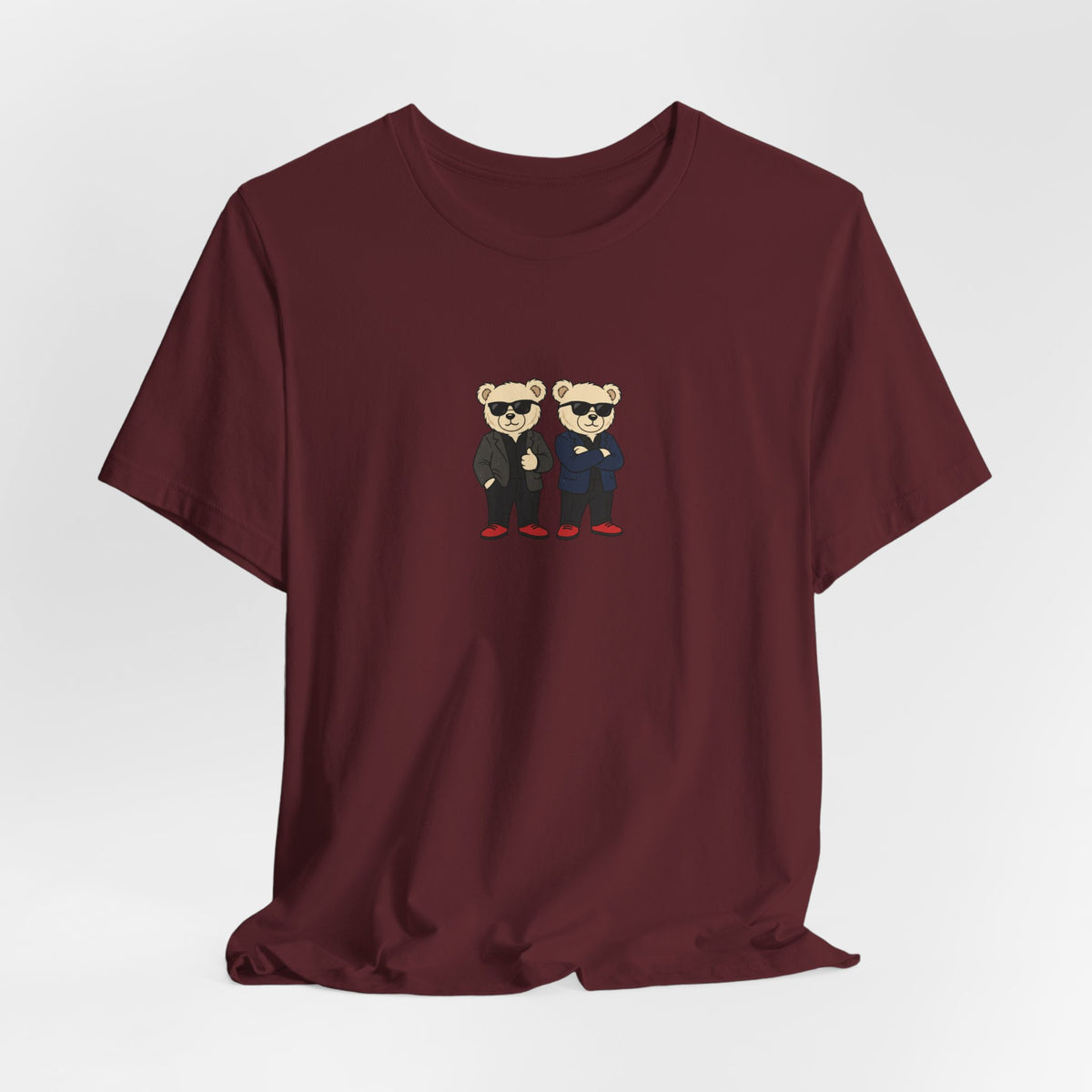 Sunglasses Bear Duo Unisex Graphic T-Shirt