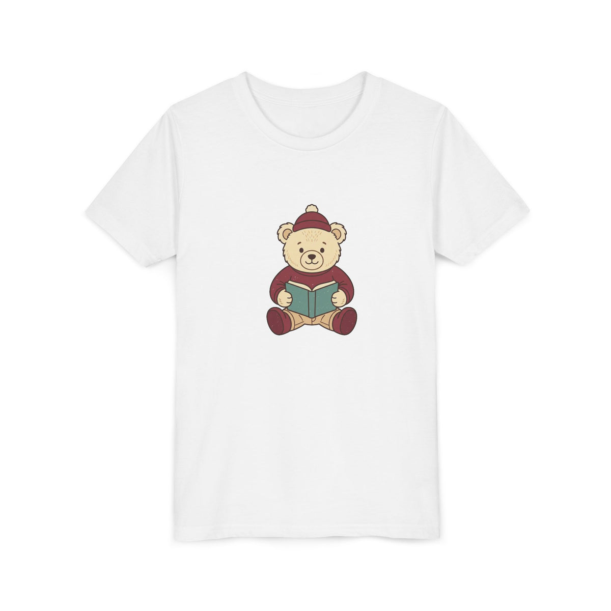 Reading Teddy Bear Kids' Graphic T-Shirt