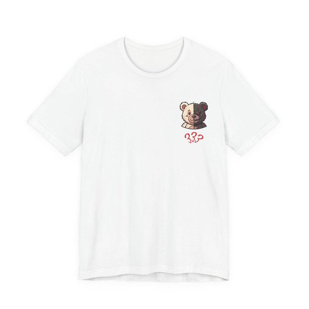 Two-Tone Bear and Om Unisex Graphic T-Shirt