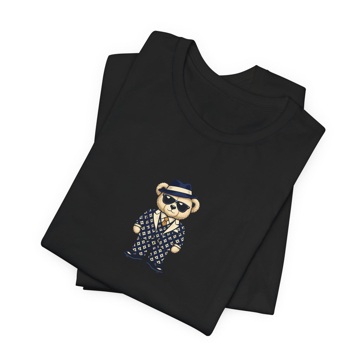 Suited Teddy Bear Unisex Graphic T-Shirt