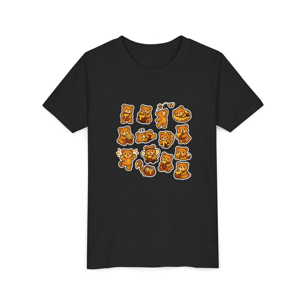 Honey Bear Collage Kids' Graphic T-Shirt
